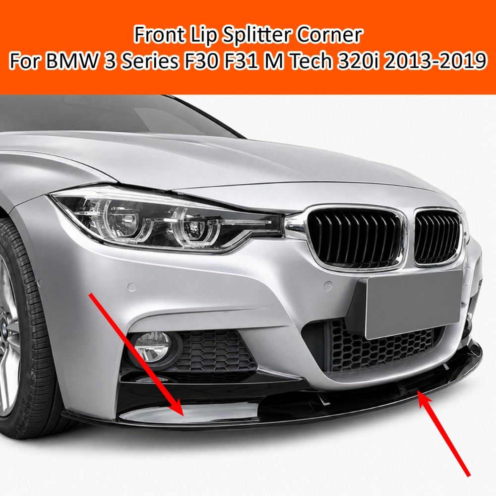 Front Lip Splitter Corner For  - M Tech Accessories บทวิจารณ์และราคา