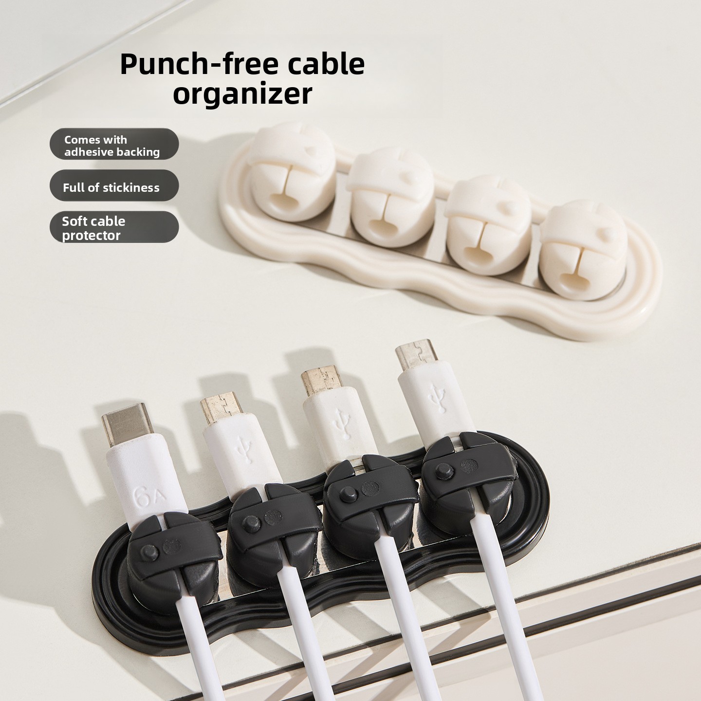 Magnetic Self-adhesive Cable O - Desk Cable Clip บทวิจารณ์และราคา