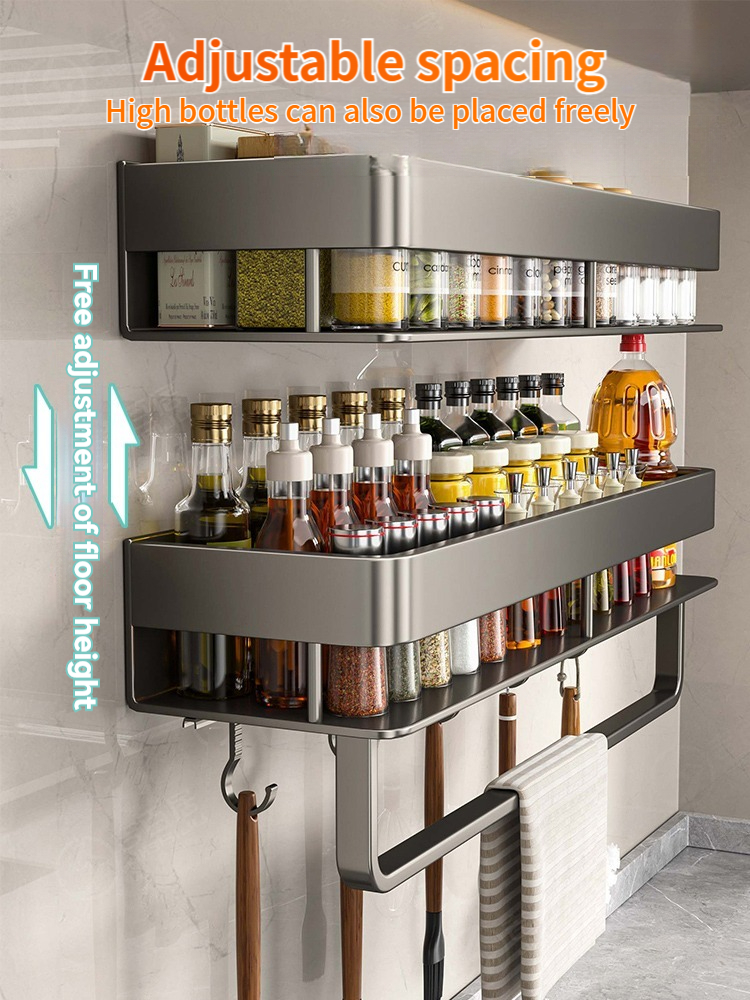 Aluminum Kitchen Rack Kitchen  - Tech Accessories Organizer บทวิจารณ์และราคา