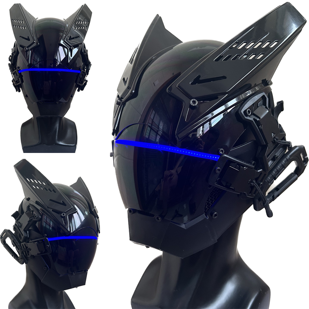 Cyberpunk Punk Mask Helmet,Fut - Tech Wear Accessories บทวิจารณ์และราคา