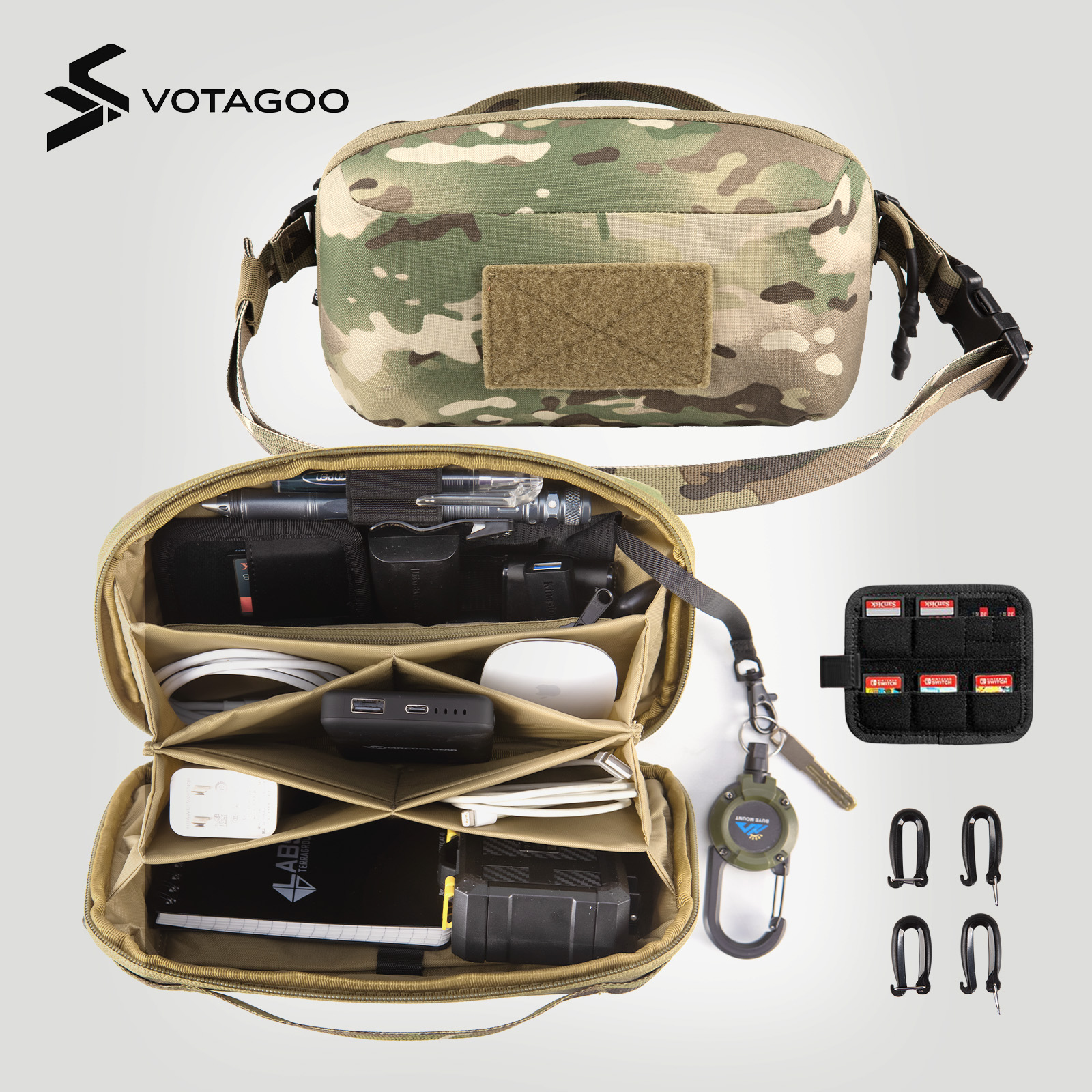 VOTAGOO Electronic Organizer T - Tech Accessories Travel Bag บทวิจารณ์และราคา