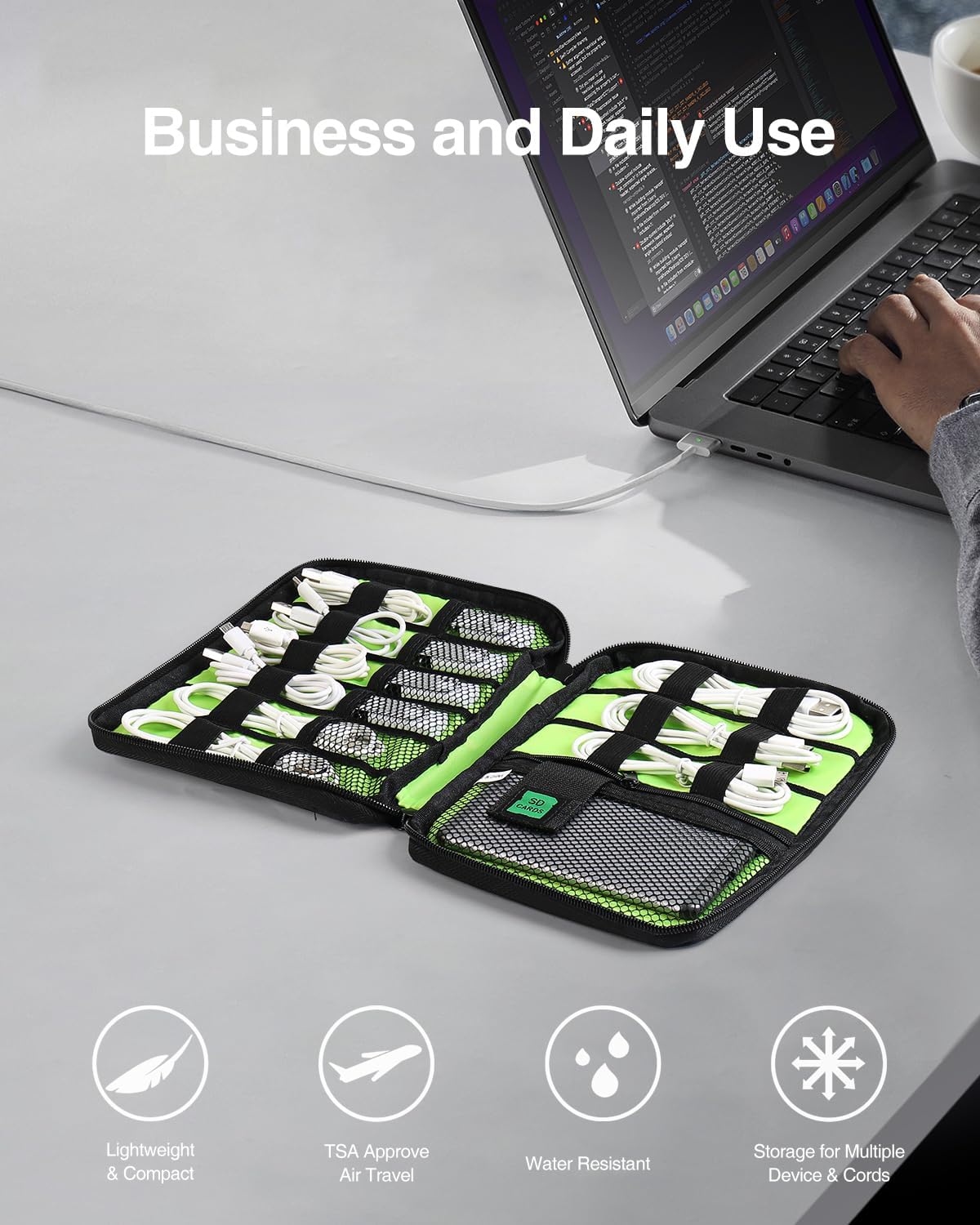 Travel Cable Organizer Bag, Fl - Tech Accessories Travel Bag บทวิจารณ์และราคา