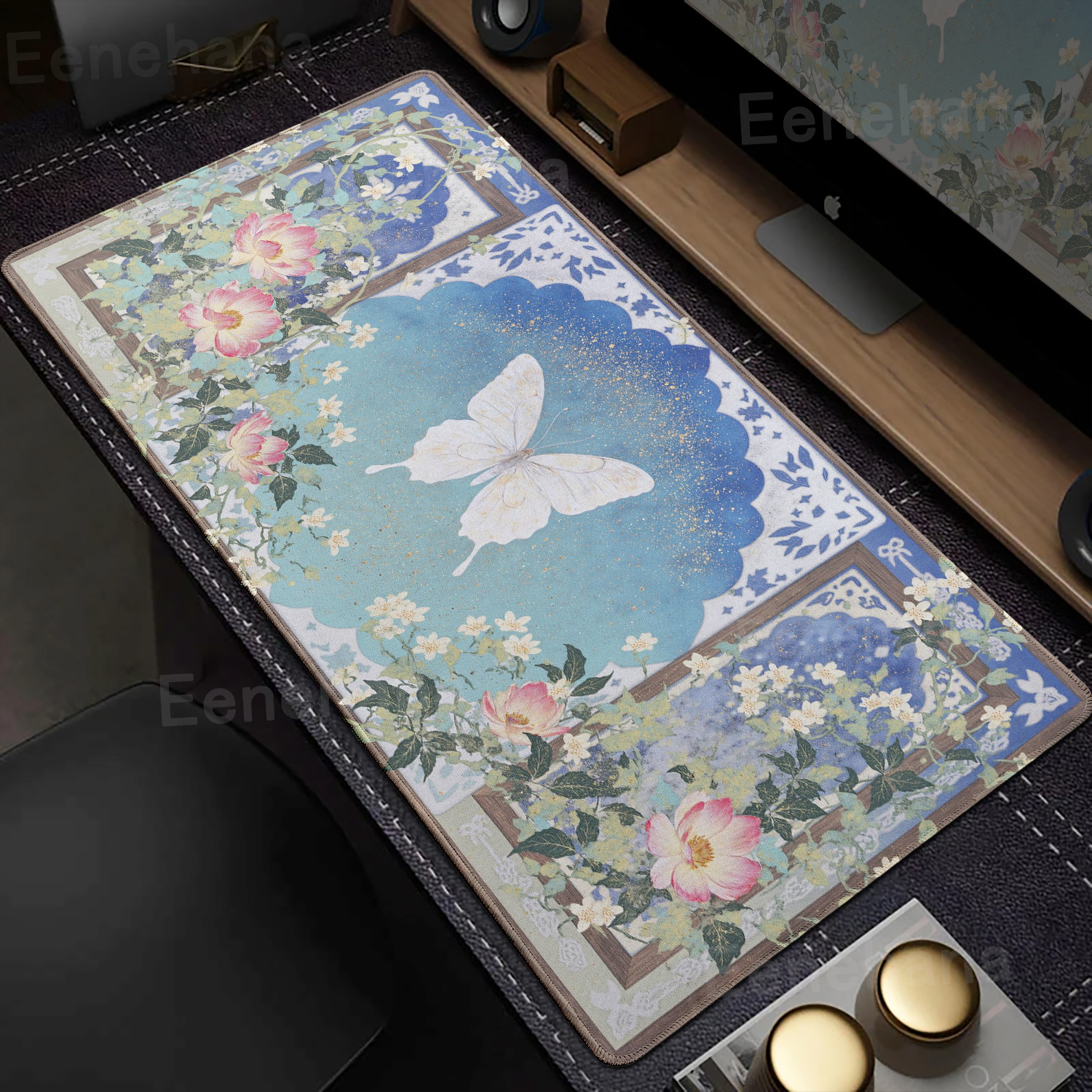 Butterfly Flower Mouse Pad Key - Tech Table Accessories บทวิจารณ์และราคา