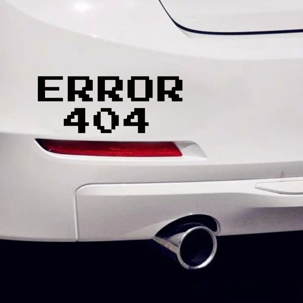 Error 404 Pixel Font Car Stick - Trending Tech Accessories บทวิจารณ์และราคา