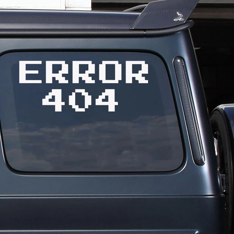 Error 404 Pixel Font Car Stick - Trending Tech Accessories บทวิจารณ์และราคา
