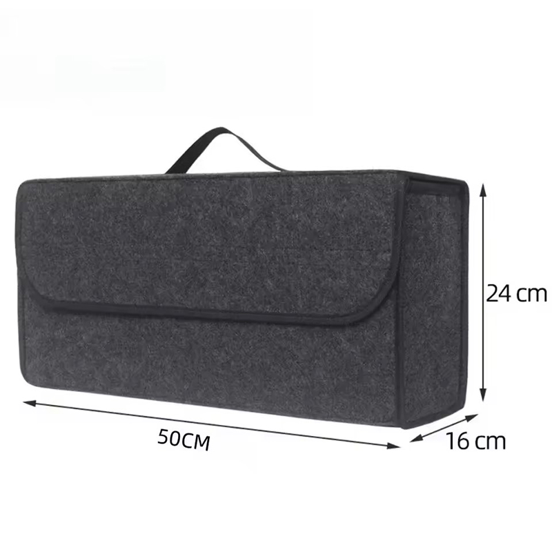 Car Trunk soft Organizer Felt  - Tech Accessories Organizer บทวิจารณ์และราคา