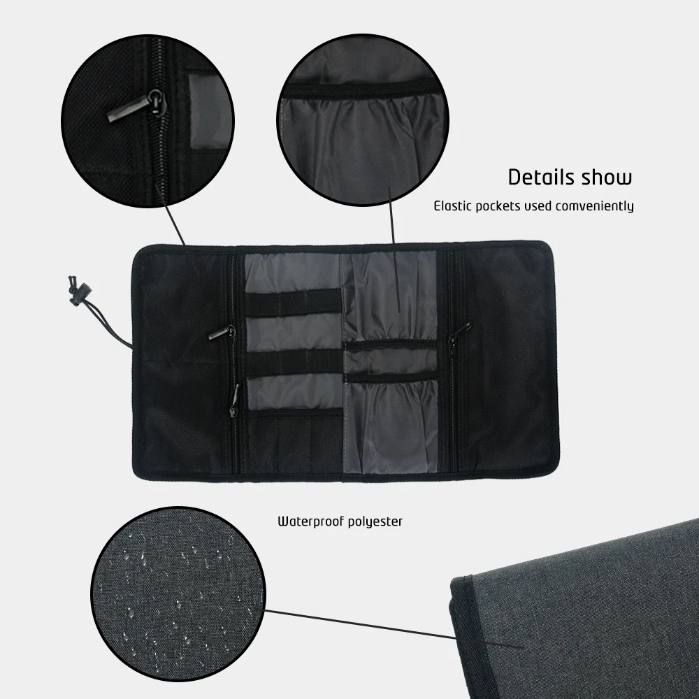 Electronic Organizer Cord Pouc - Tech Accessories Travel Bag บทวิจารณ์และราคา