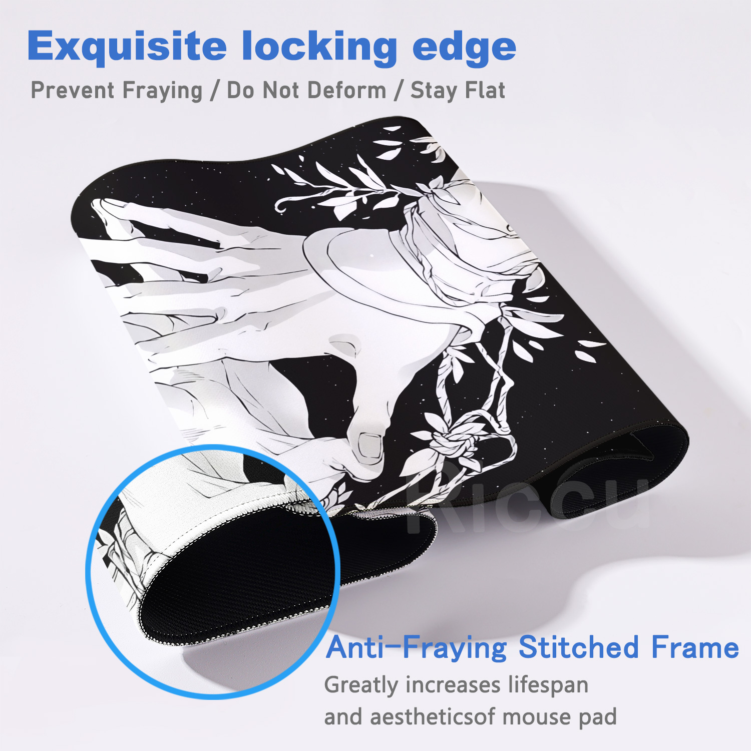HD Large Black White XXL Gothi - Tech Table Accessories บทวิจารณ์และราคา