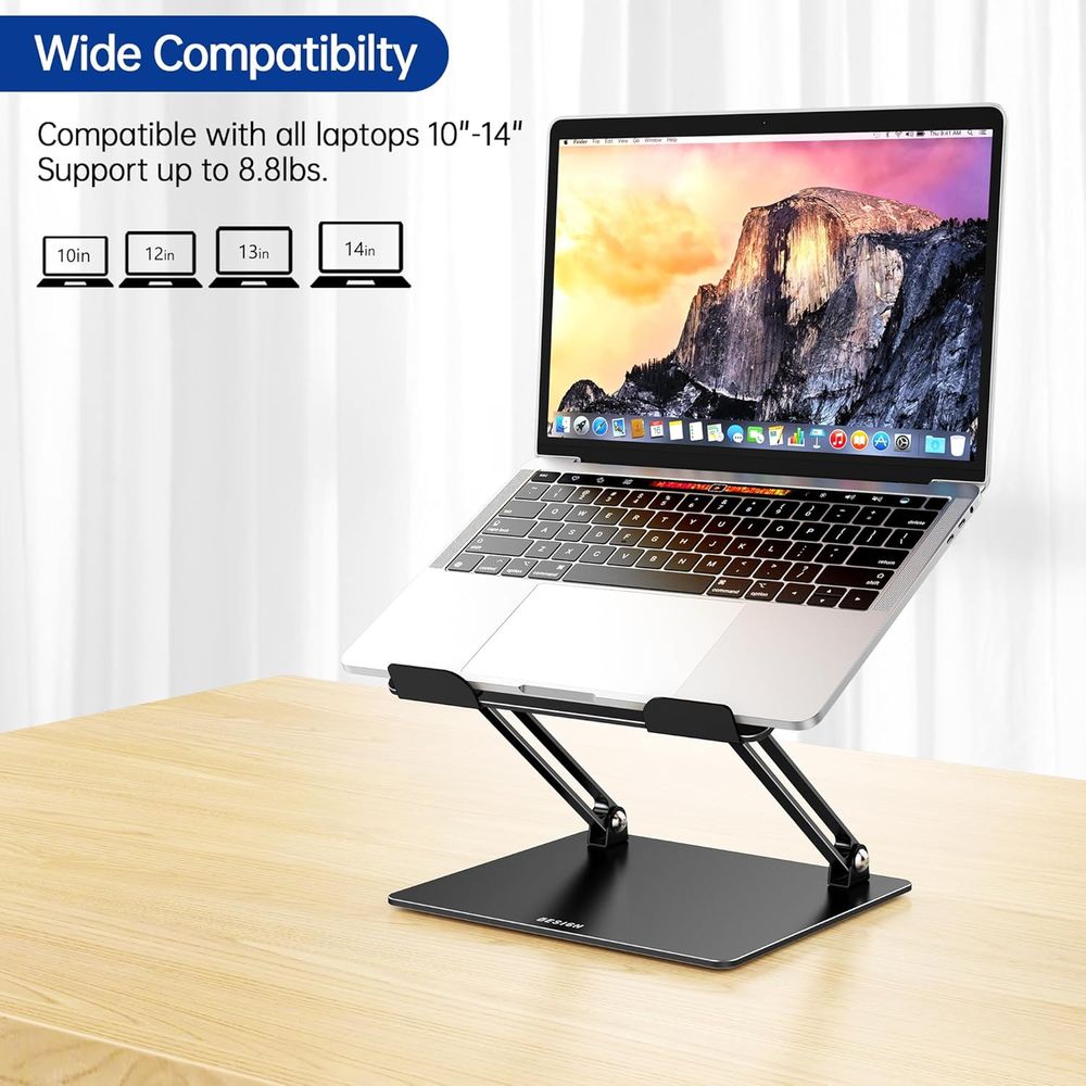 Ergonomic Adjustable Laptop St - Laptop Stand Bamboo บทวิจารณ์และราคา