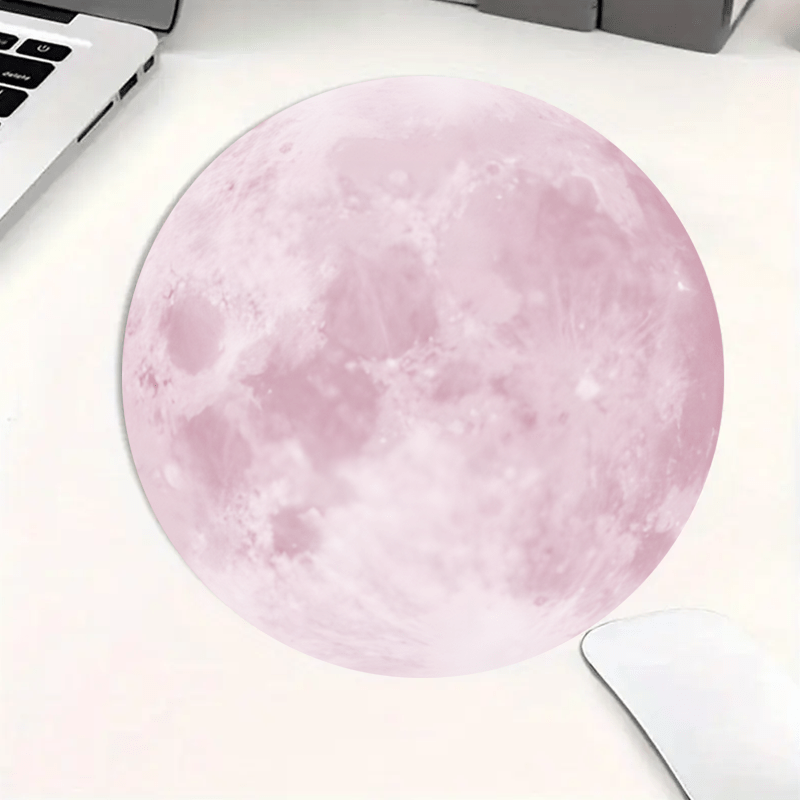 Moon pattern  round Mouse Pad  - Tech Table Accessories บทวิจารณ์และราคา