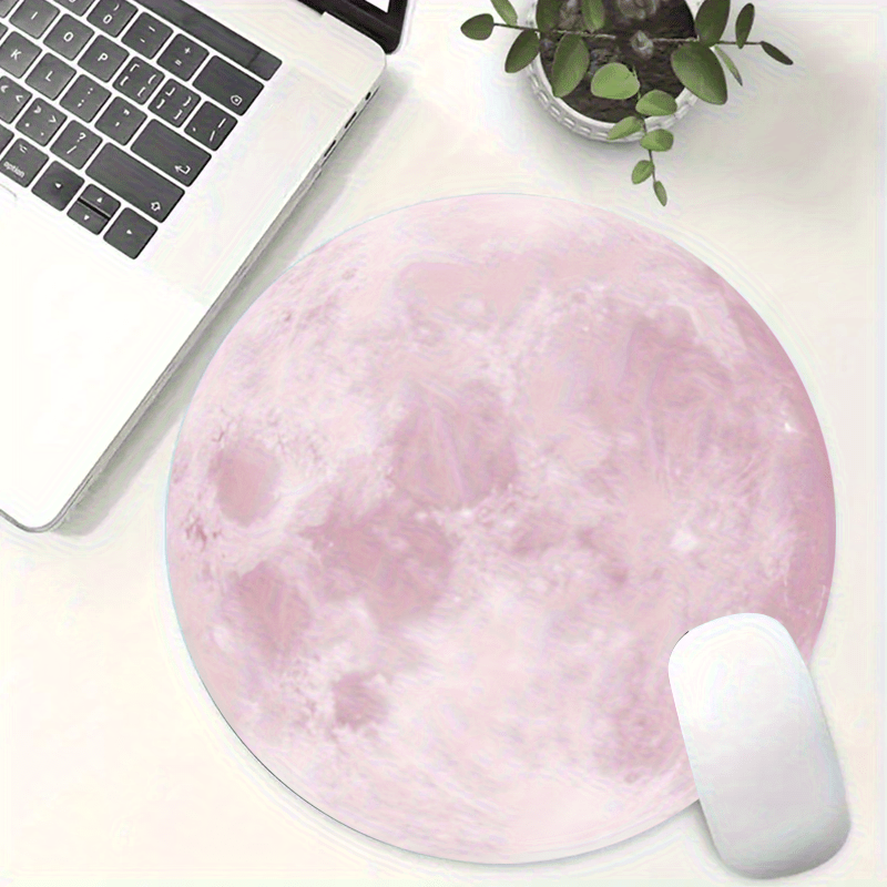 Moon pattern  round Mouse Pad  - Tech Table Accessories บทวิจารณ์และราคา