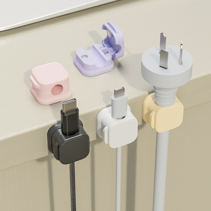 Multi Color Magnetic Cable Man - Desk Cable Clip บทวิจารณ์และราคา