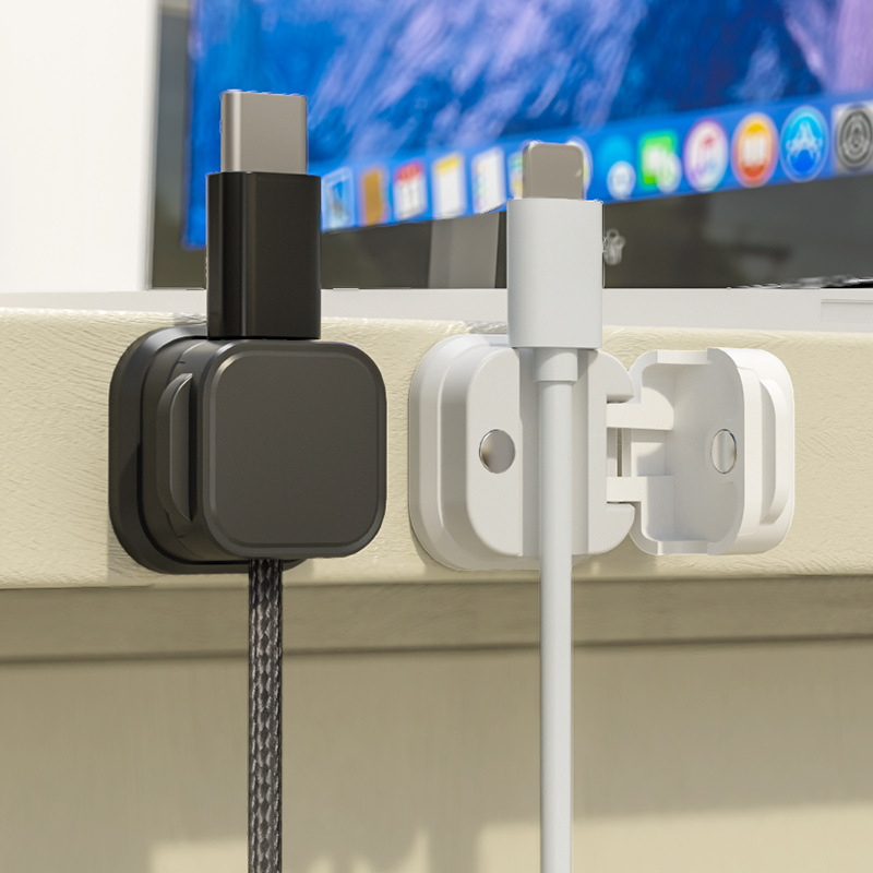 Multi Color Magnetic Cable Man - Desk Cable Clip บทวิจารณ์และราคา