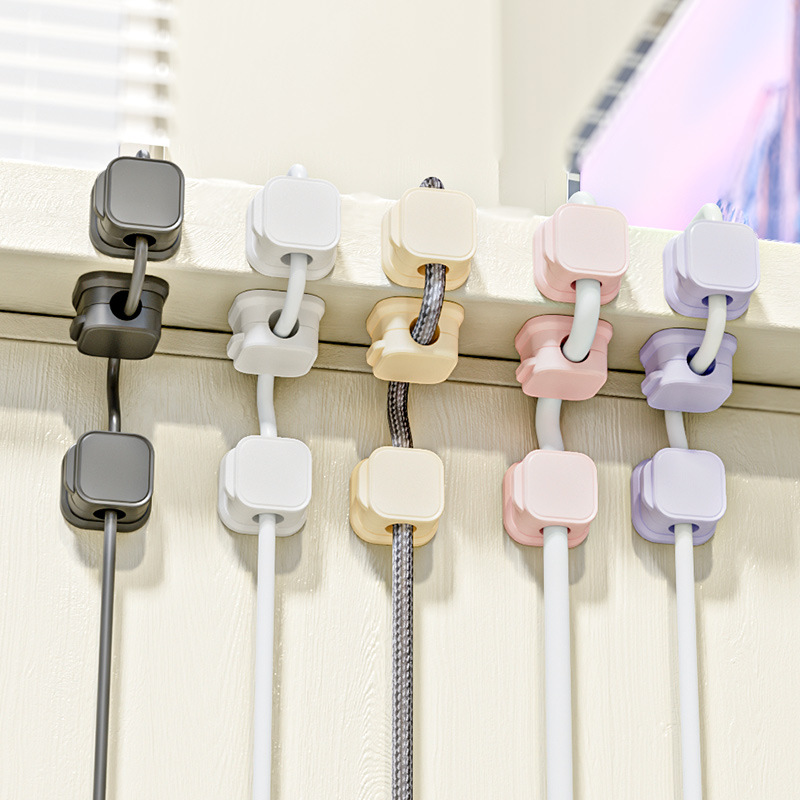 Multi Color Magnetic Cable Man - Desk Cable Clip บทวิจารณ์และราคา