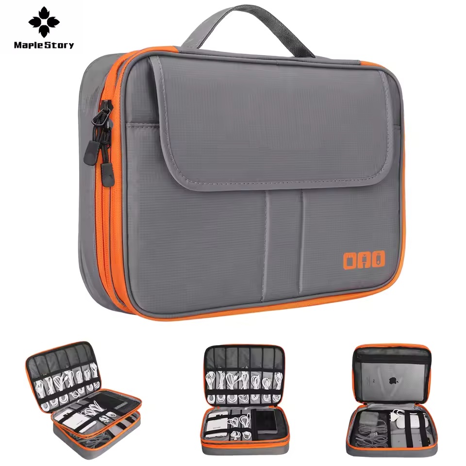 Travel Double Layer Digital St - Tech Accessories Organizer บทวิจารณ์และราคา