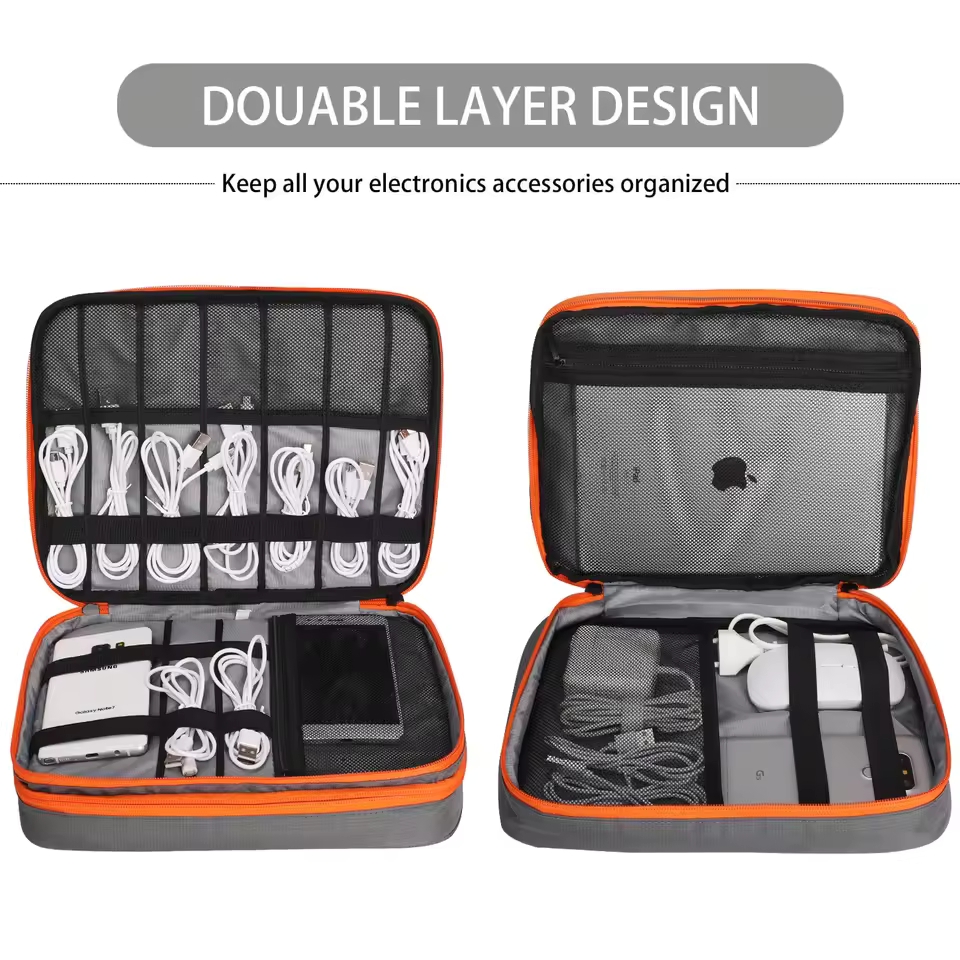 Travel Double Layer Digital St - Tech Accessories Organizer บทวิจารณ์และราคา