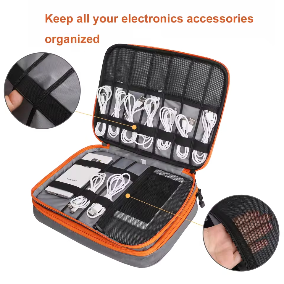 Travel Double Layer Digital St - Tech Accessories Organizer บทวิจารณ์และราคา