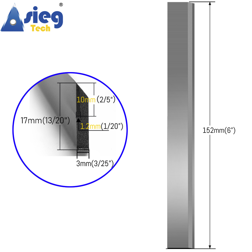 152×17×3mm Planer Jointer Blad - Tech Accessories Kit บทวิจารณ์และราคา