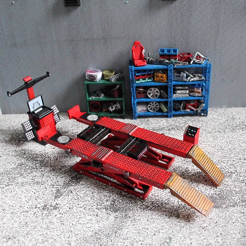1:64 Garage Scene Accessory A  - Tech Table Accessories บทวิจารณ์และราคา