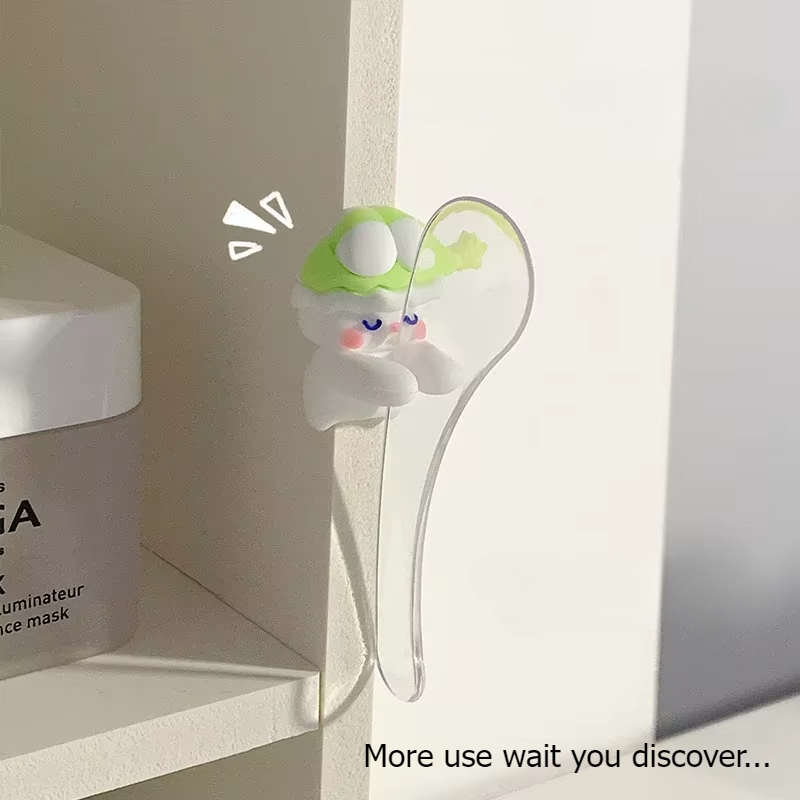 2Pcs Cute Cartoon Silicone Ani - Desk Cable Clip บทวิจารณ์และราคา