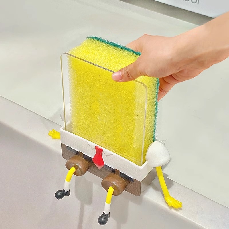 Dishwashing Cartoon Sponge Sto - Tech Accessories Organizer บทวิจารณ์และราคา