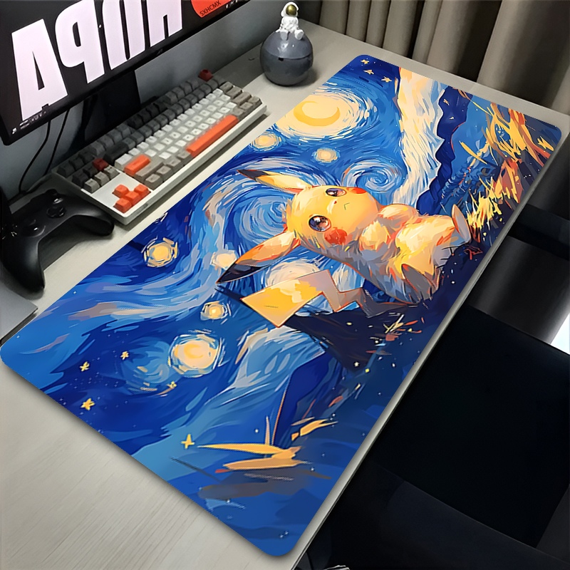 Mouse Pad P-pokemon Pikachu Co - Tech Accessories Desk บทวิจารณ์และราคา