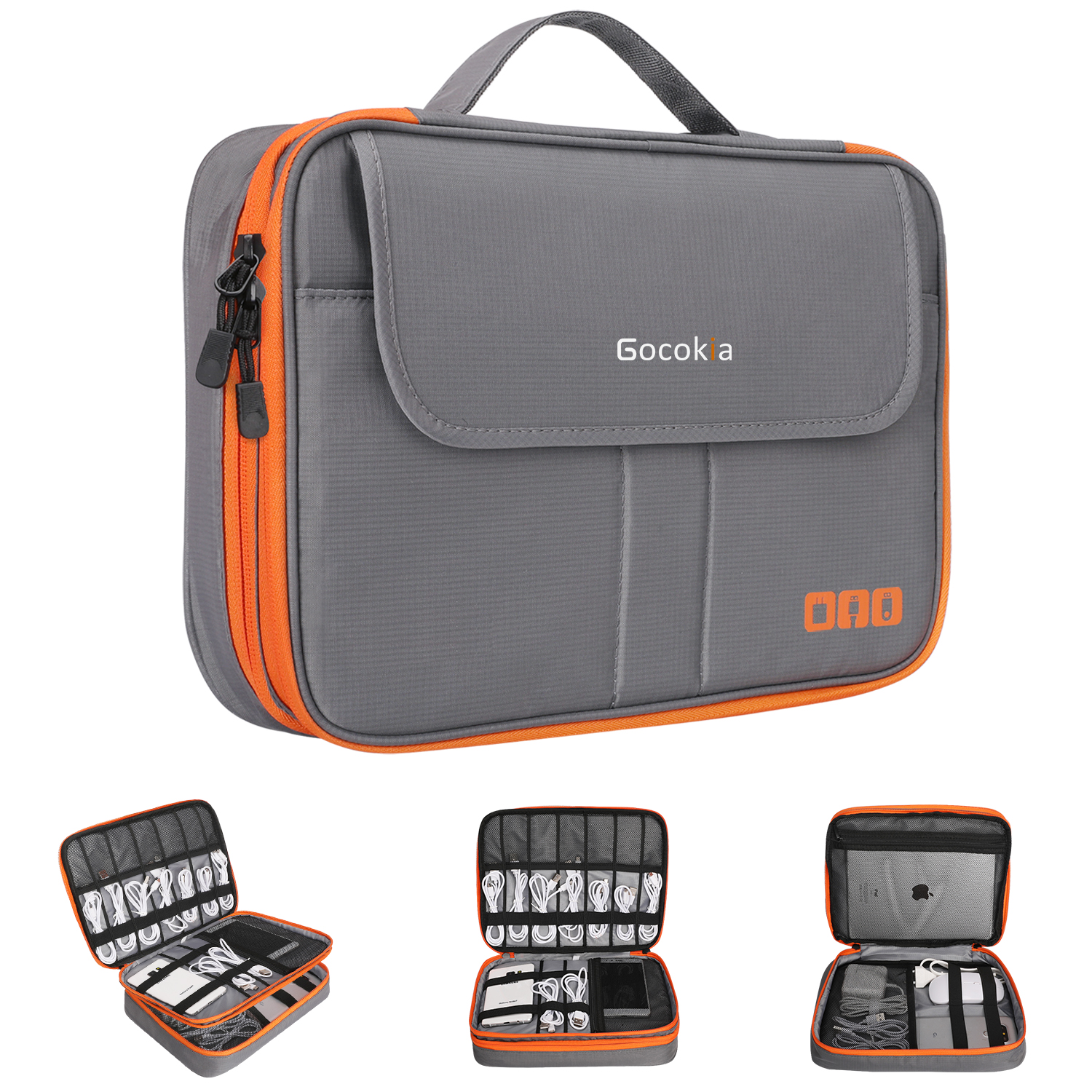 Double Layers Large Capacity T - Tech Accessories Organizer บทวิจารณ์และราคา