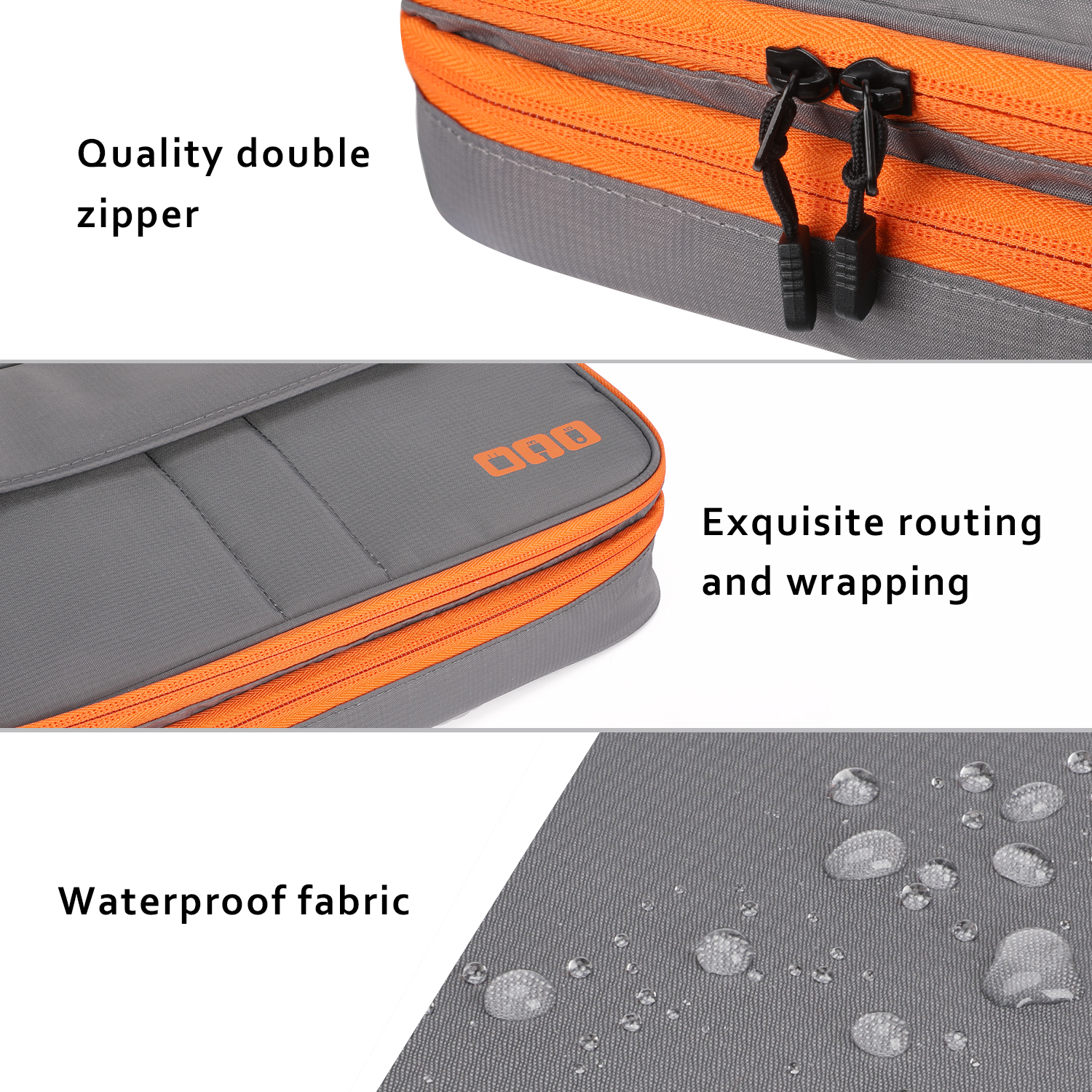 Double Layers Large Capacity T - Tech Accessories Organizer บทวิจารณ์และราคา