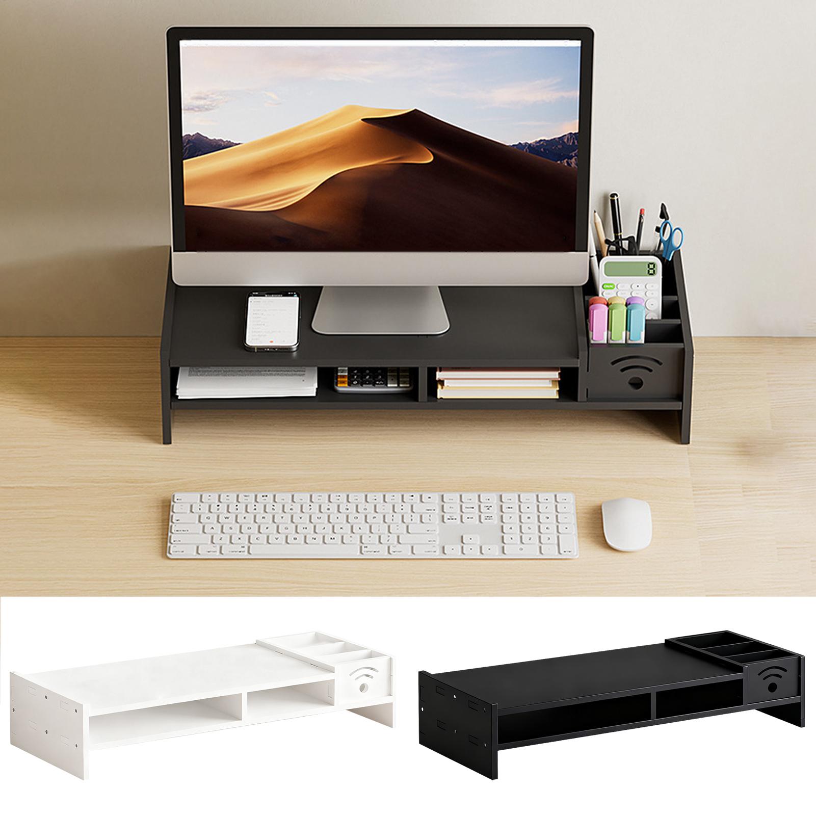 Monitor Stand For Desk 2-Tier  - Laptop Stand Bamboo บทวิจารณ์และราคา