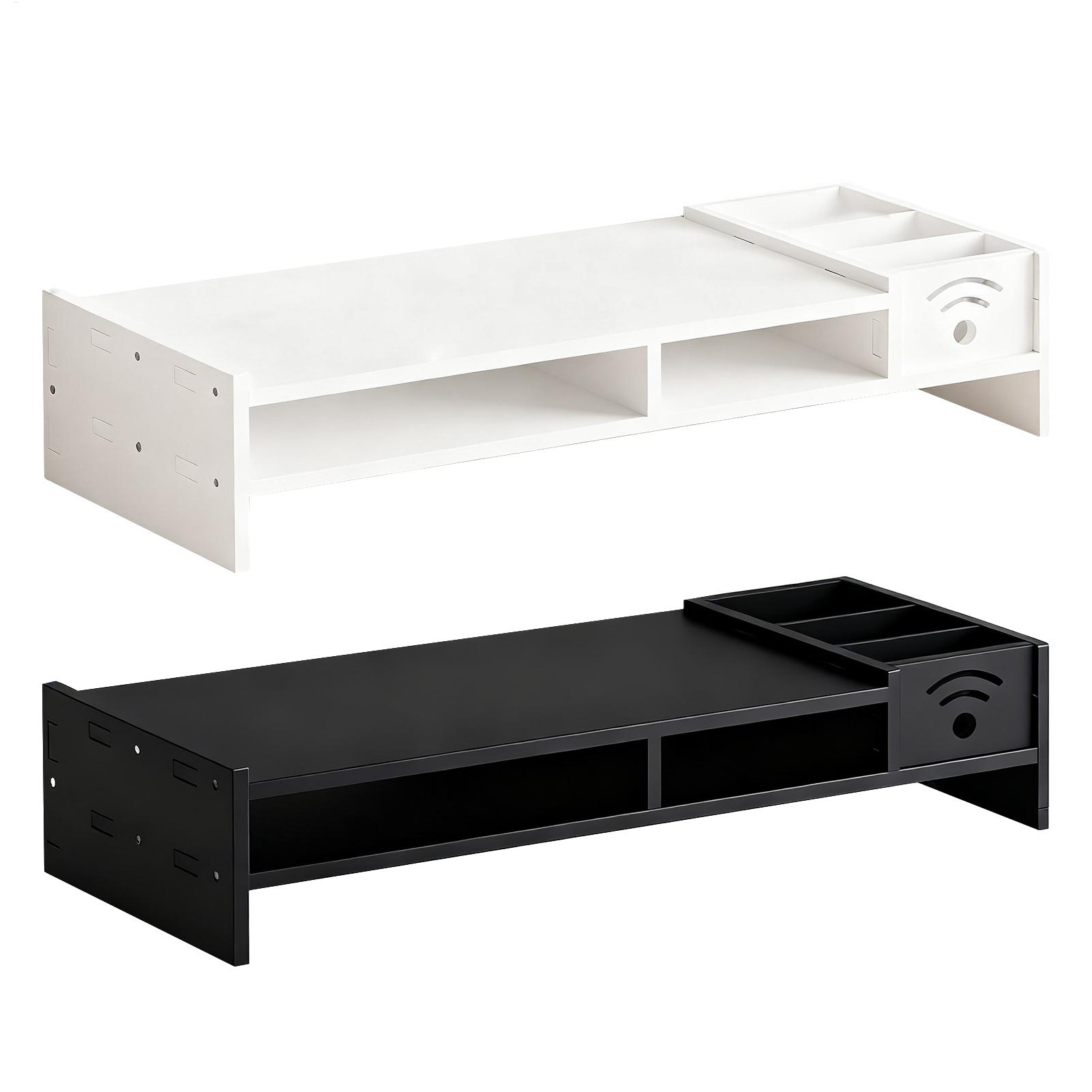 Monitor Stand For Desk 2-Tier  - Laptop Stand Bamboo บทวิจารณ์และราคา
