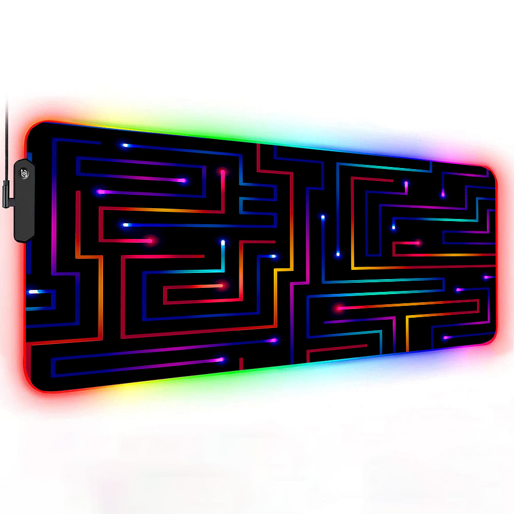 Xxl Mouse Pad 900x400 Neon Cir - Tech Table Accessories บทวิจารณ์และราคา